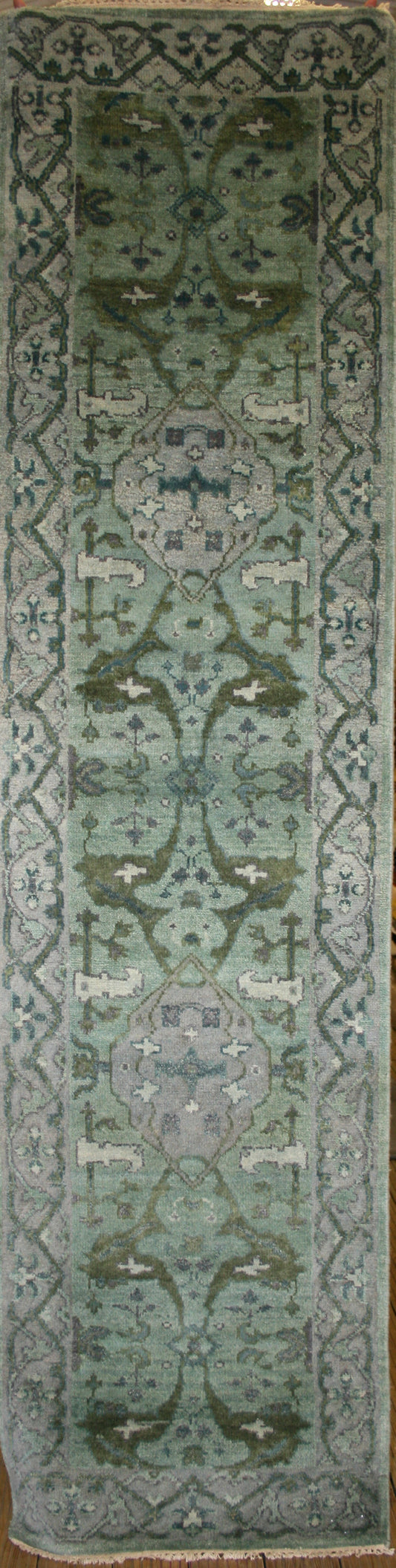 Indian Ushak Runner Rug