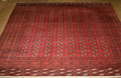 Semi-Antique Afghan Turkman Rug