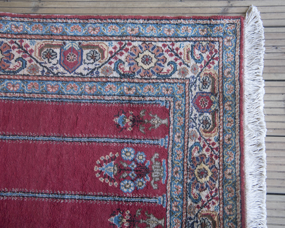 Semi-Antique Turkish Konya Rug