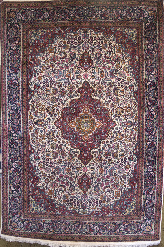 Semi-Antique Persian Sarouk Rug