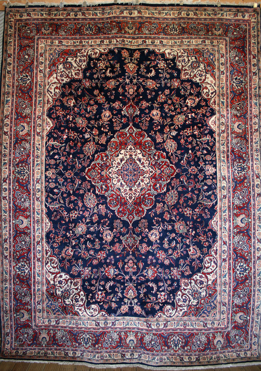 Semi-Antique Persian Sarouk Rug