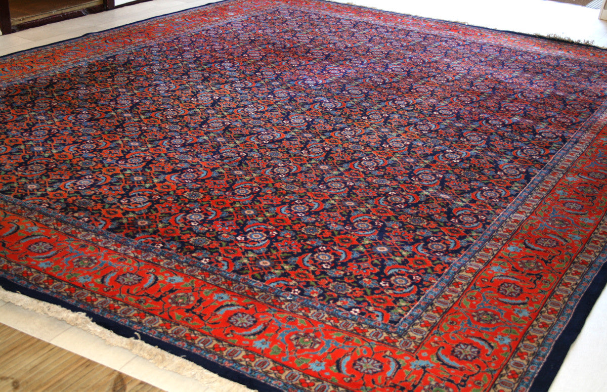 Semi-Antique Persian Tabriz Rug