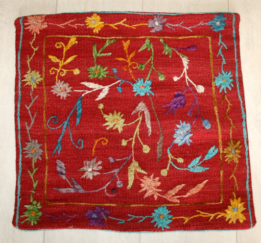 Afghan Kilim Square Cushion