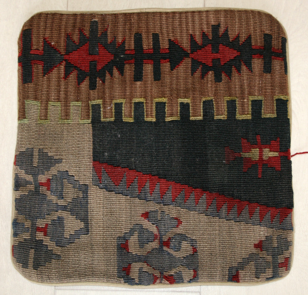 Afghan Kilim Square Cushion