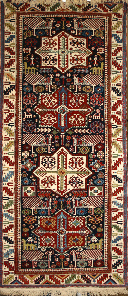 Caucasian Azerbijan Runner Rug