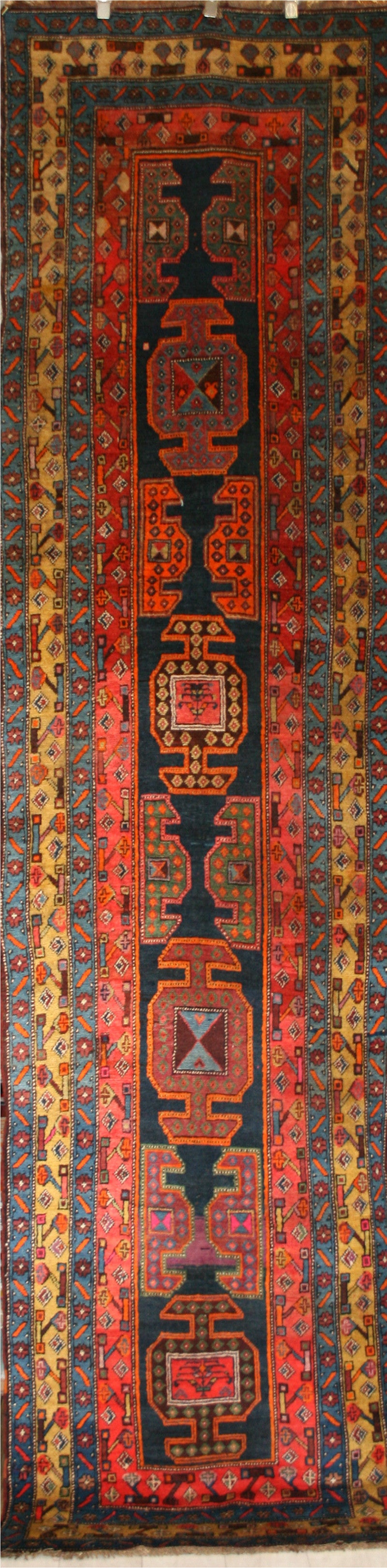 Semi-Antique Turkish Taspinar Runner Rug