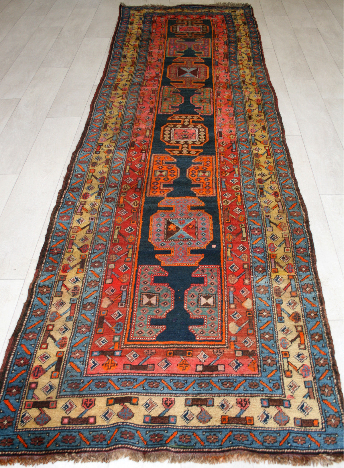 Semi-Antique Turkish Taspinar Runner Rug