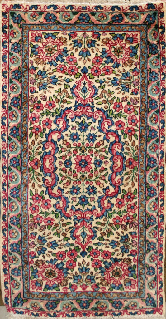 Semi-Antique Persian Kerman Rug