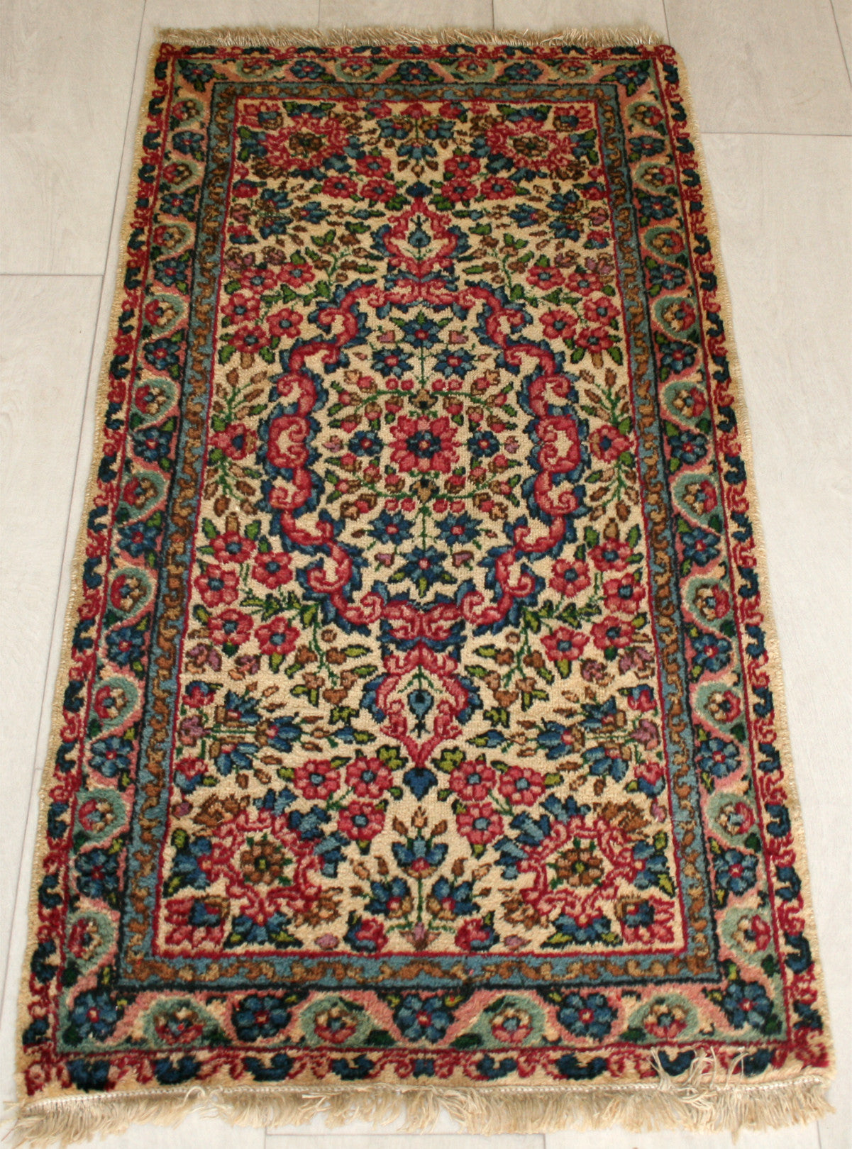 Semi-Antique Persian Kerman Rug