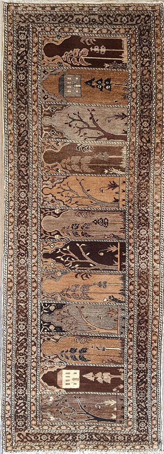 Antique Turkish Kaysari Runner Rug
