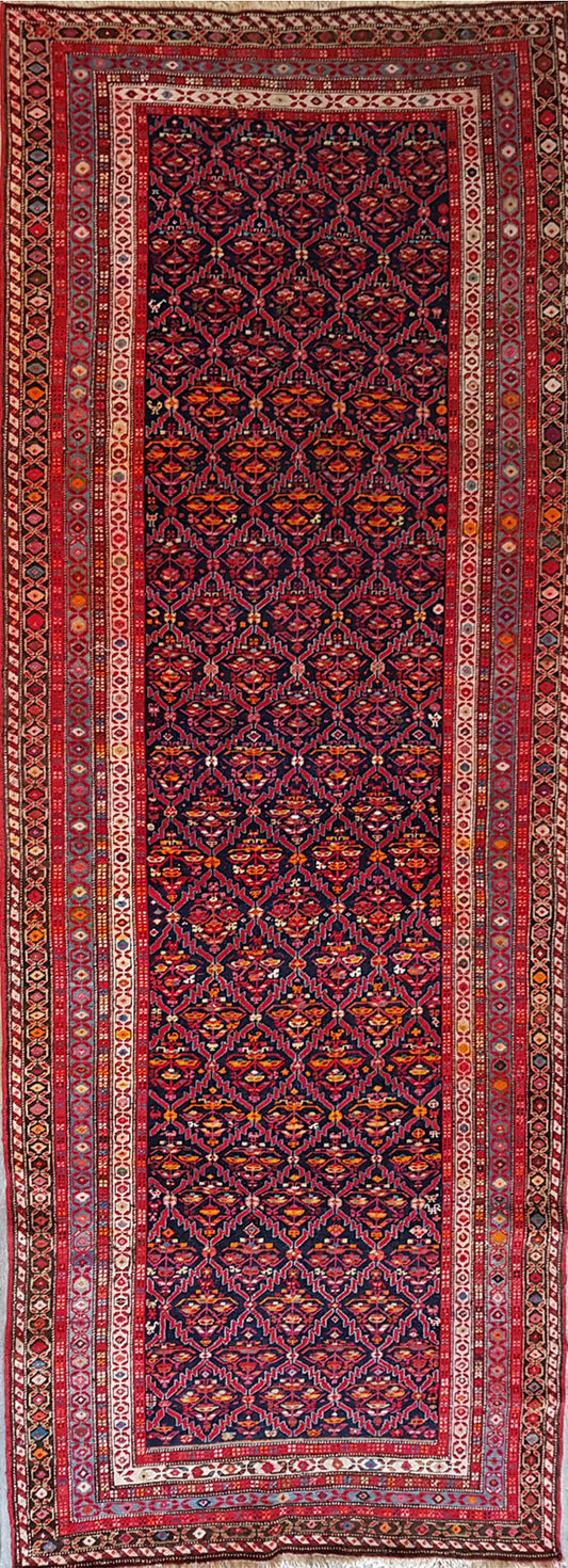 Antique Caucasian Shirvan Runner Rug