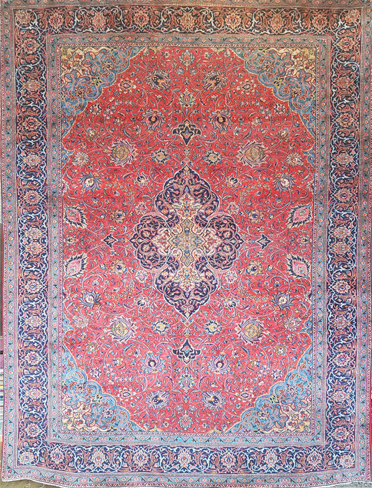Semi-Antique Persian Sarouk Rug