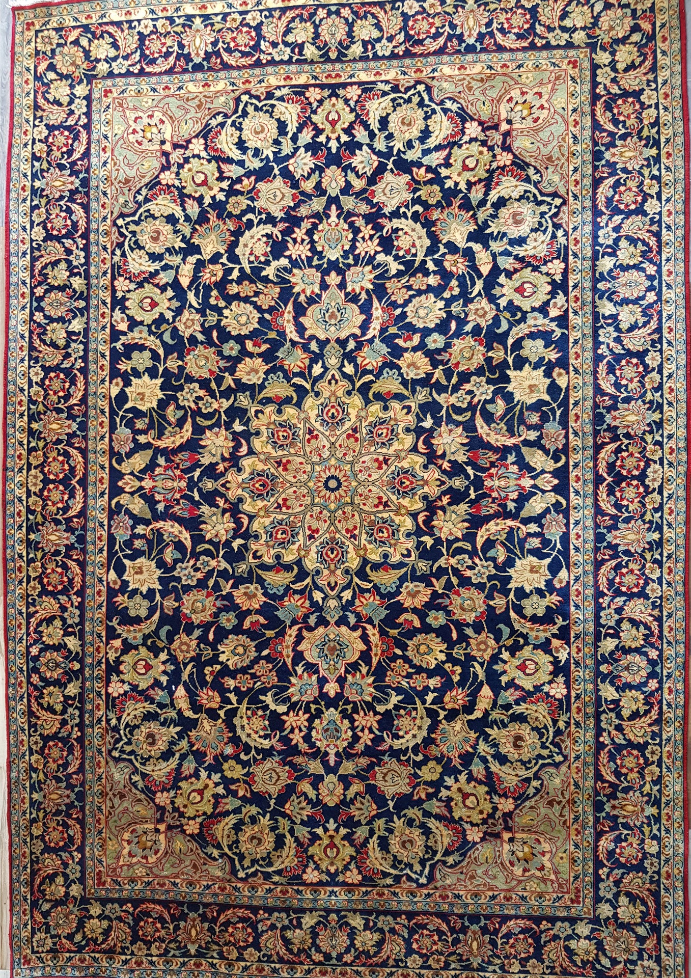 Semi-Antique Persian Najafabad Rug