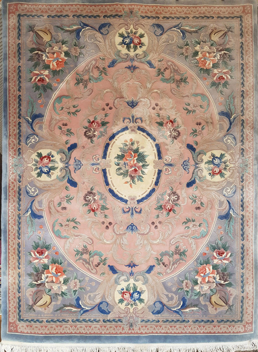 HandKnotted Chinese Aubusson Rug Ref 2648 373 x 277cm LittlePersia