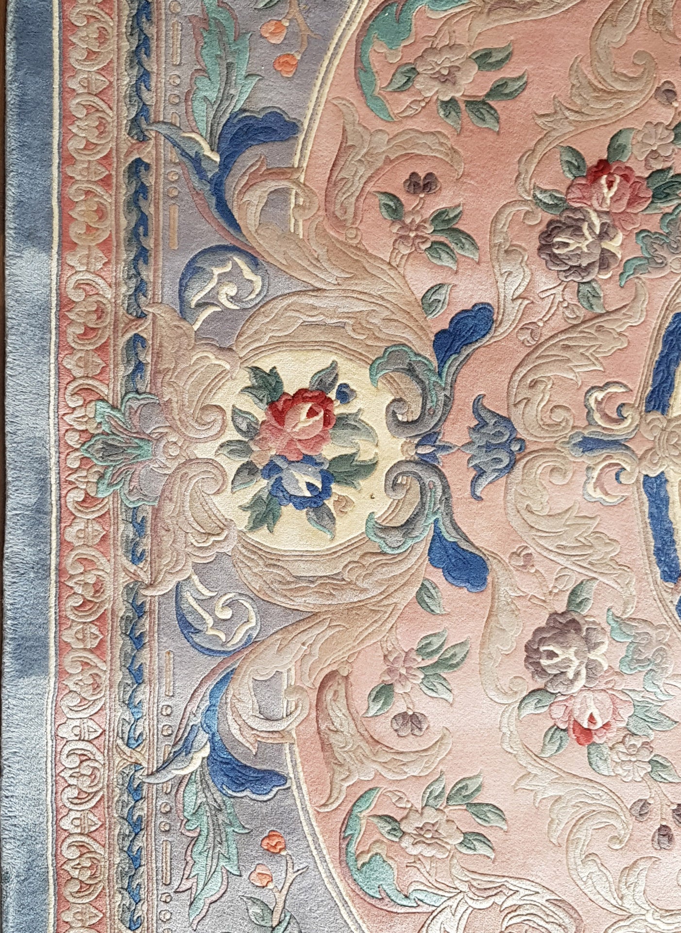 Hand-Knotted Chinese Aubusson Rug - Ref: 2648 - 373 x 277cm – Little-Persia