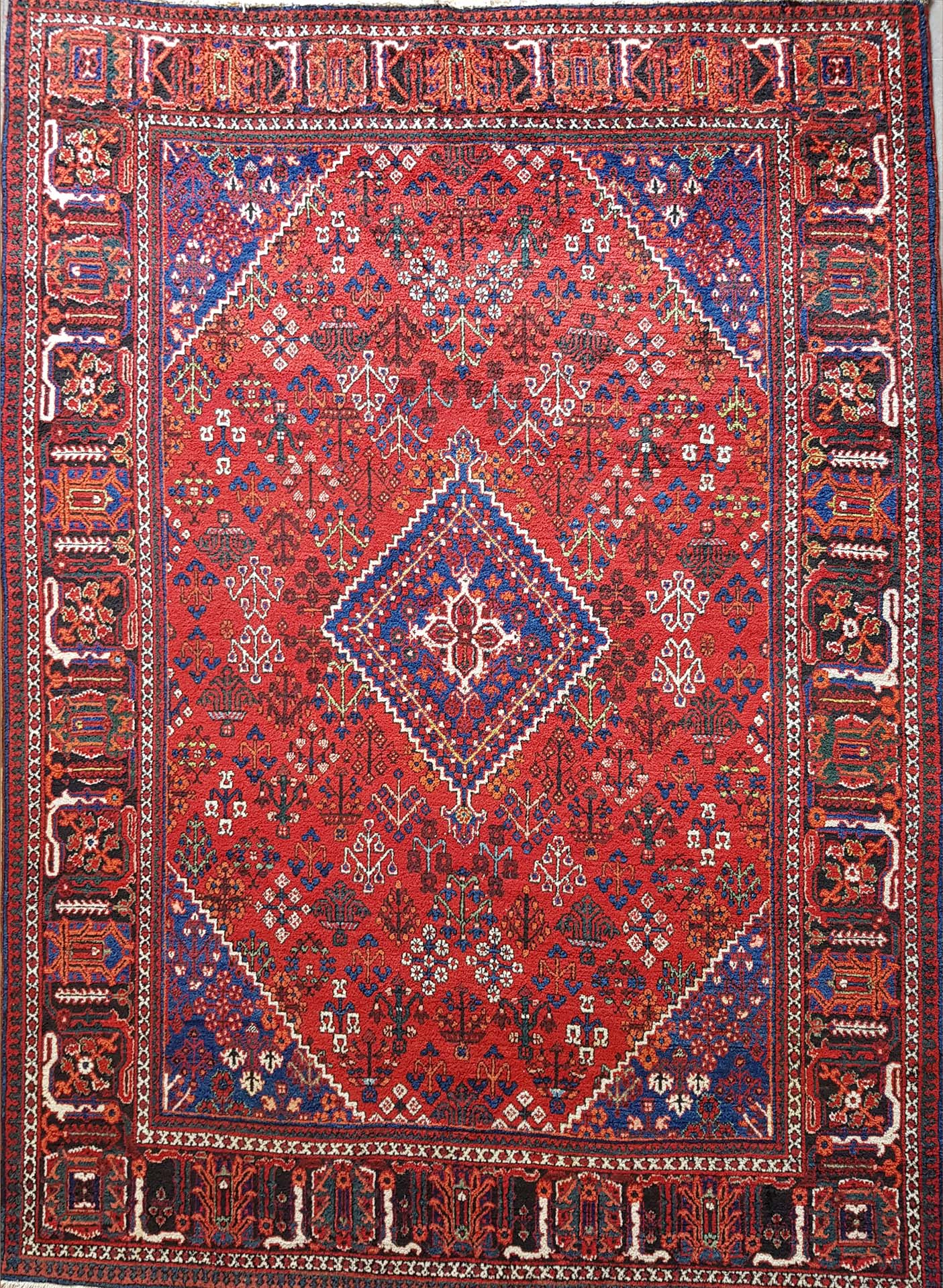 Semi-Antique Persian Maymeh Rug