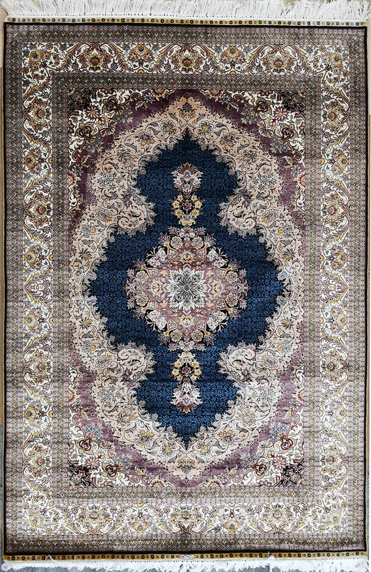 Chinese Qum Silk Rug