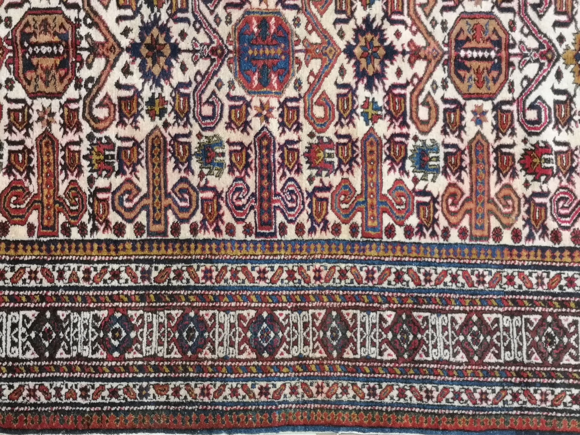 Semi-Antique Caucasian Azerbijan Rug