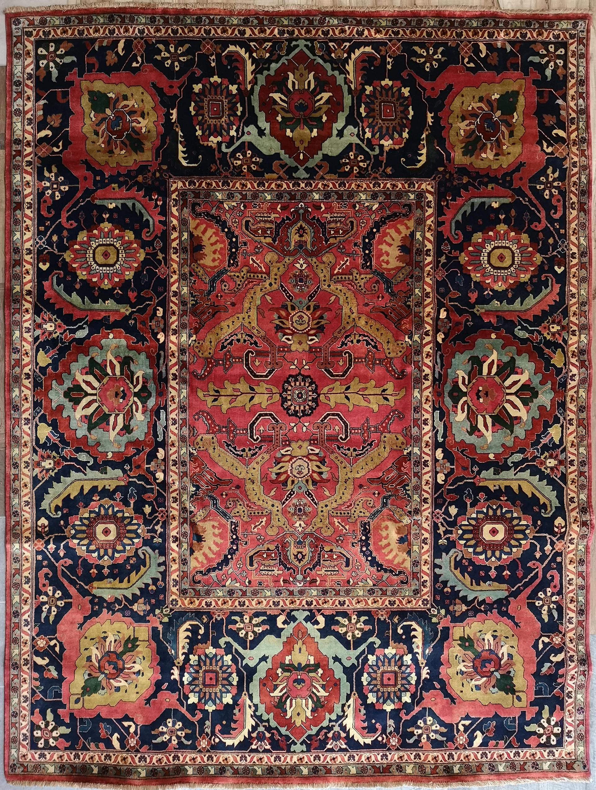 Hand Knotted Indian Sultanabad Rug Ref 2700 304 X 247cm Little Persia