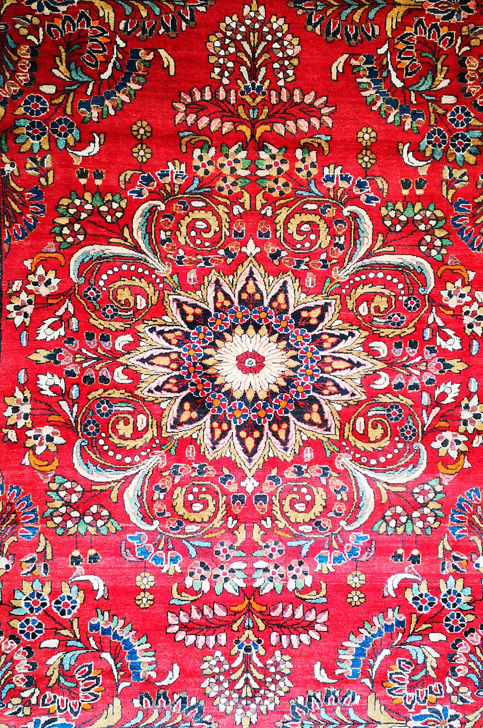 Hand-Knotted Semi-Antique Persian Lilian Rug - Ref: 2780 - 400 x 305cm ...