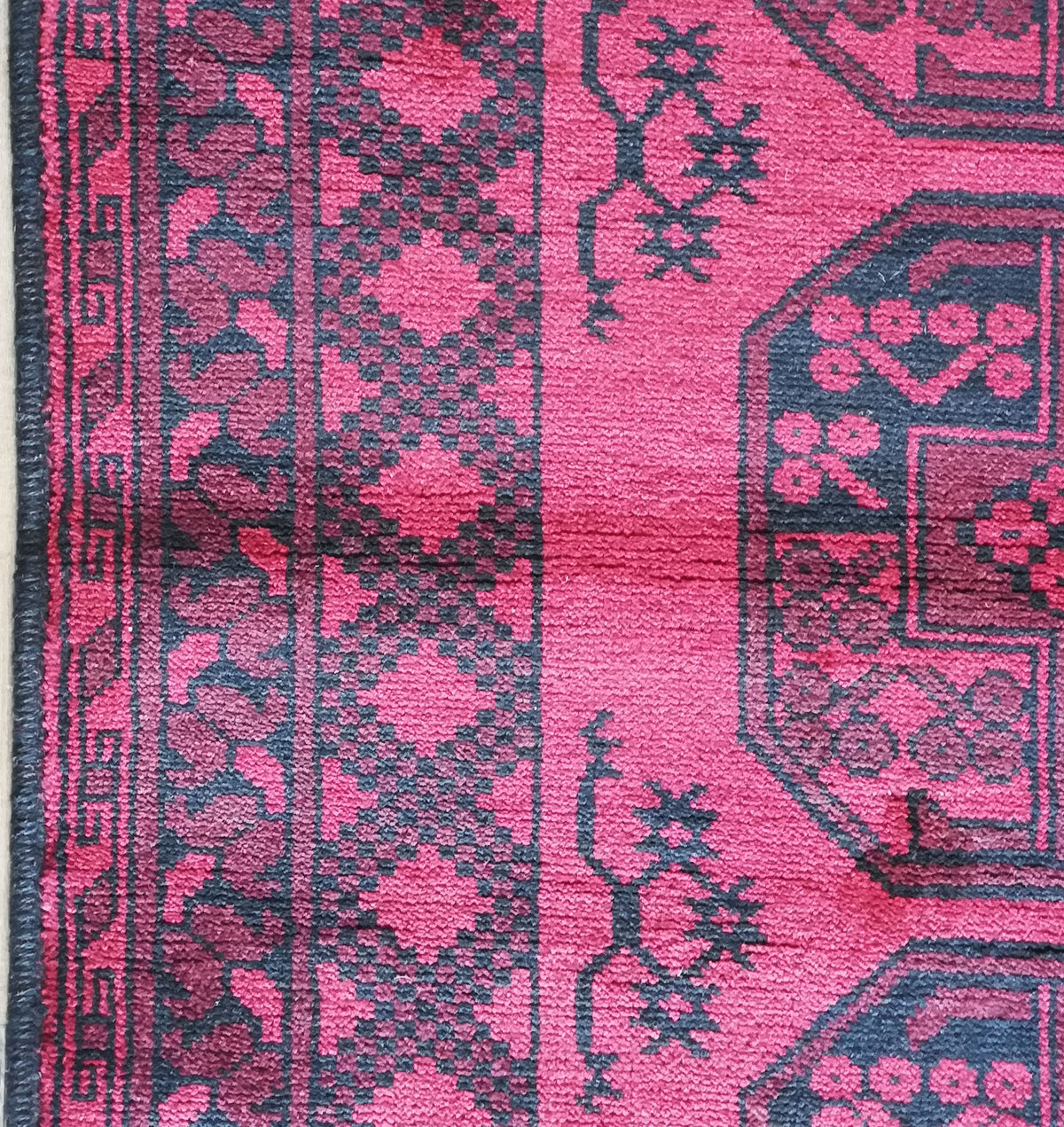 Hand-Knotted Afghan Aqcha Rug - Ref: 2794 - 150 x 95cm – Little-Persia