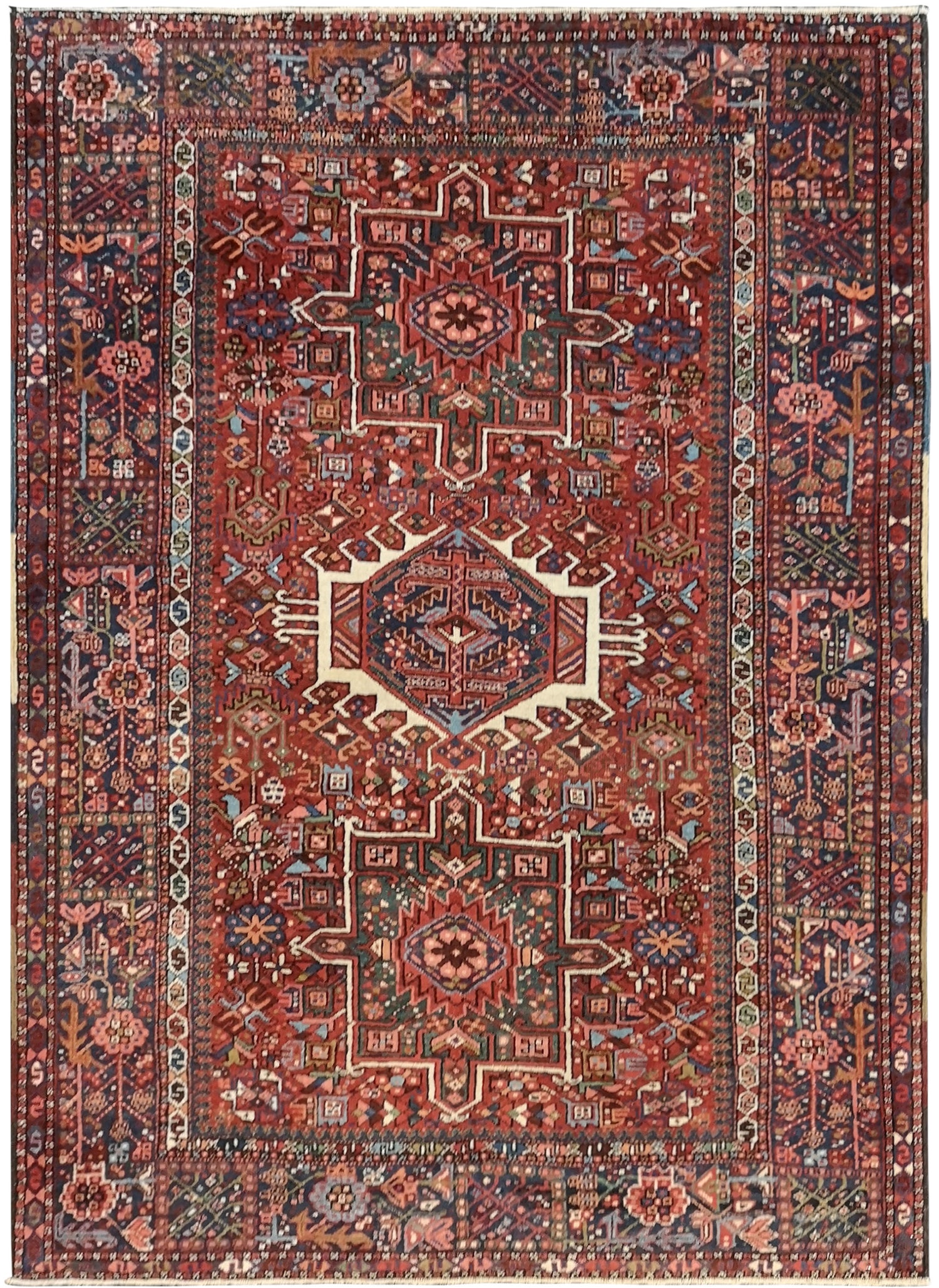 Antique Persian Gharacheh Rug