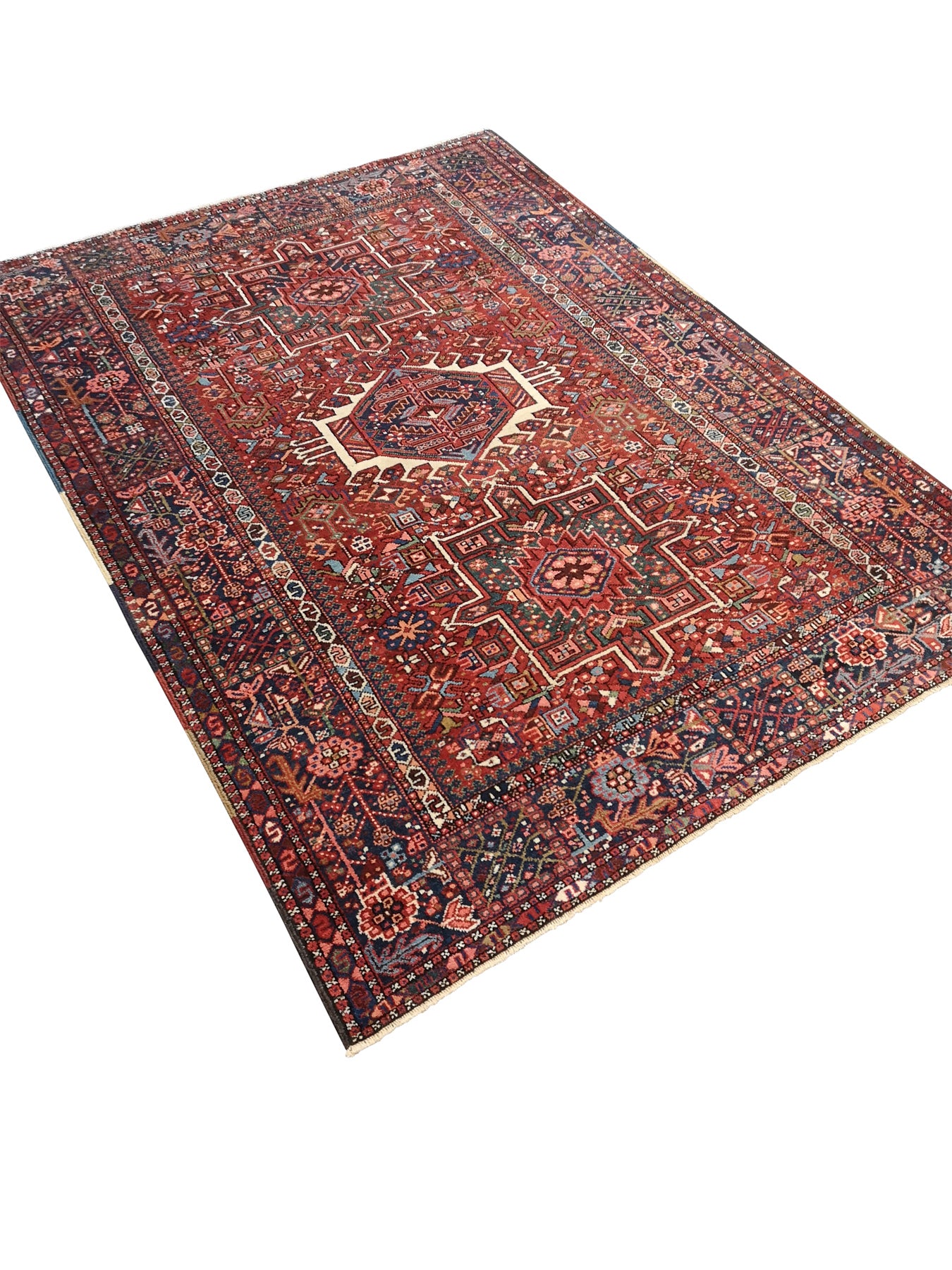 Antique Persian Gharacheh Rug