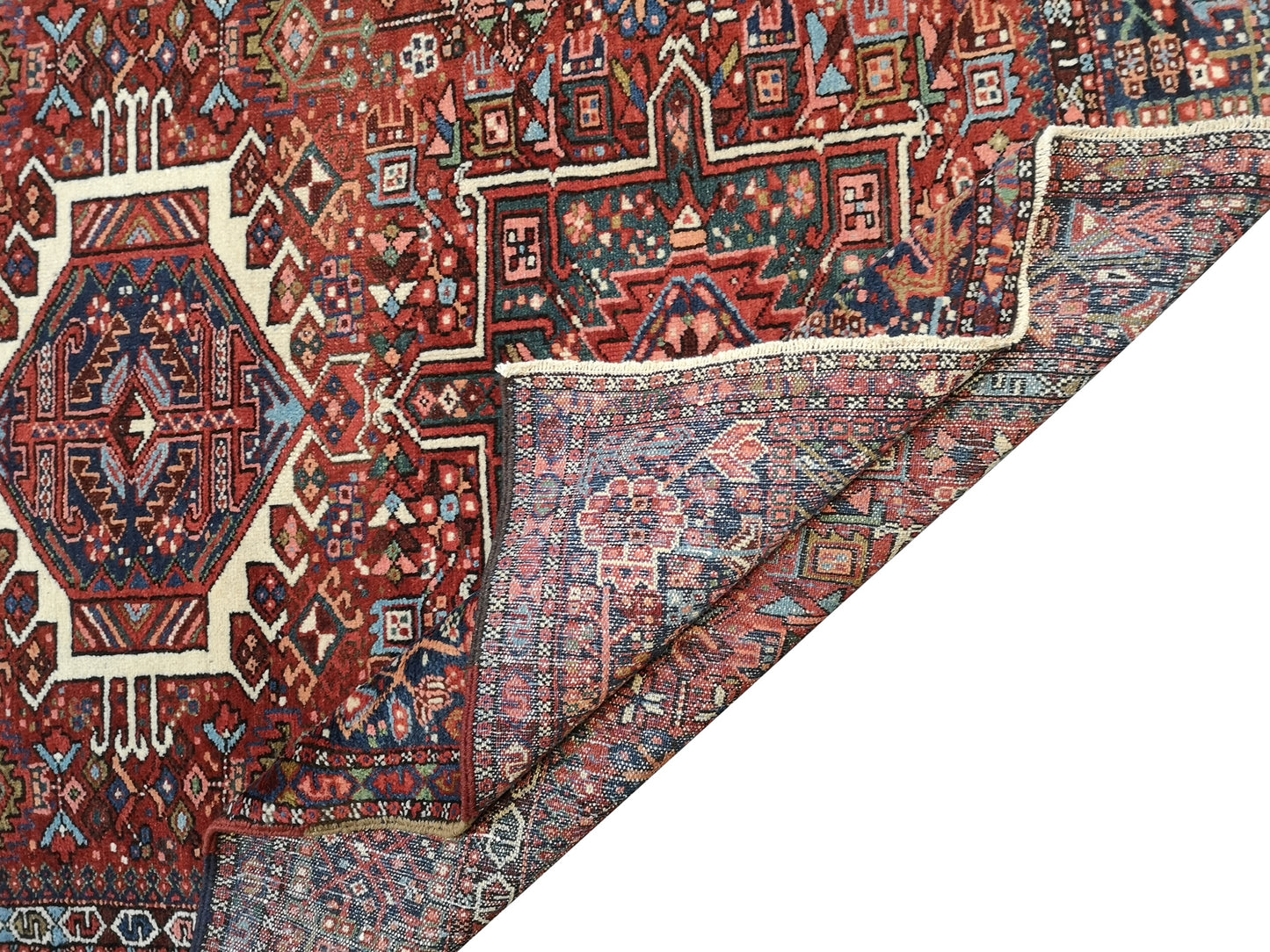 Antique Persian Gharacheh Rug