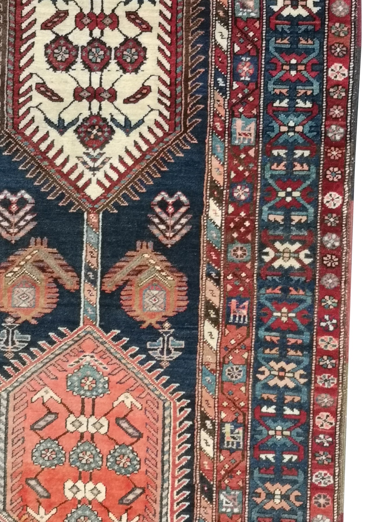 Antique Persian Heriz Runner Rug