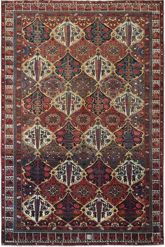 Antique Persian Bakhtiari Rug