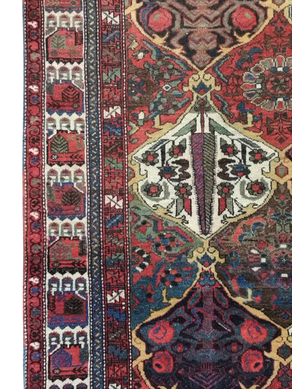 Antique Persian Bakhtiari Rug