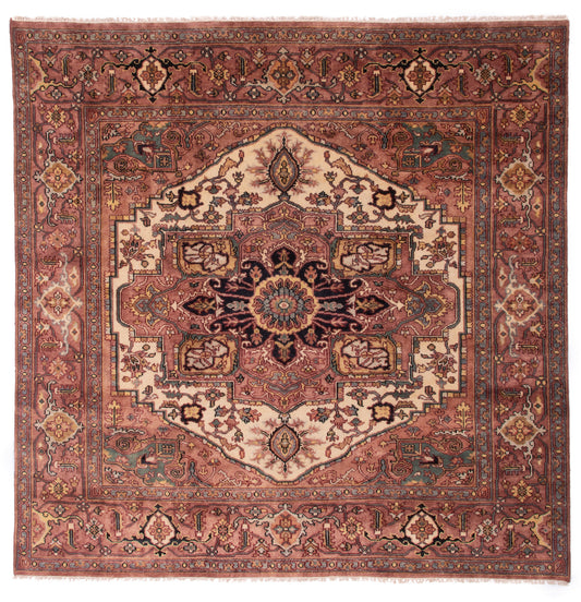 Indian Serapi Square Rug