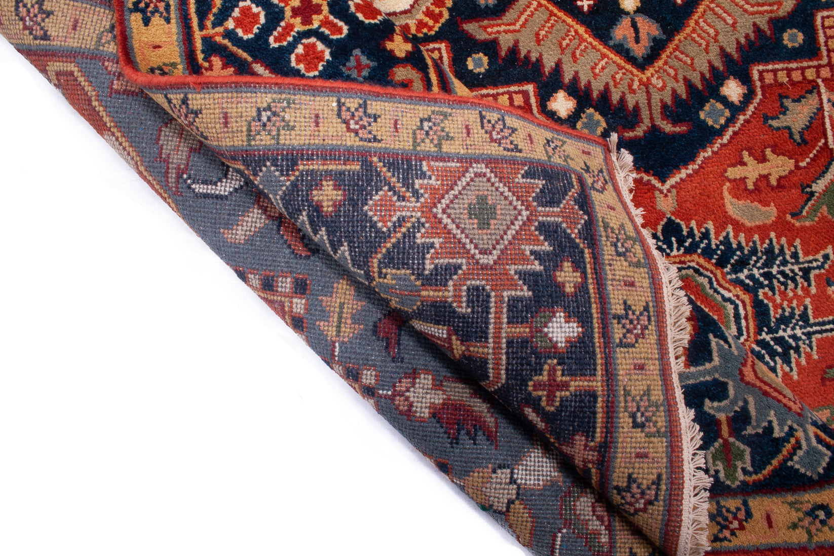 Hand-Knotted Indian Serapi Rug - Ref: 3042 - 474 x 242cm – Little-Persia