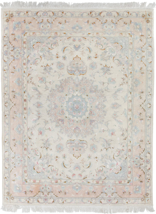 Persian Tabriz Wool & Silk Rug