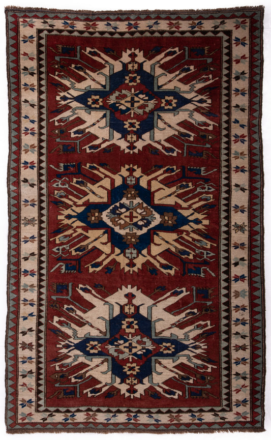 Semi-Antique Caucasian Rug