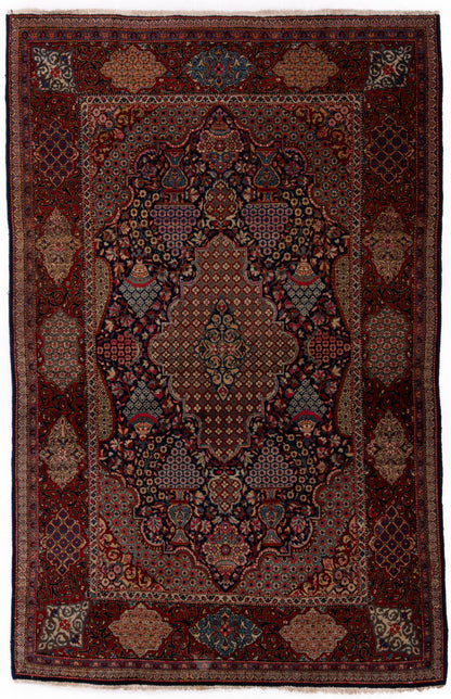 Semi-Antique Persian Maymeh Rug