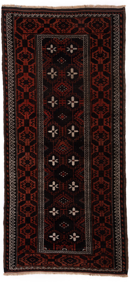 Semi-Antique Afghan Baluch Rug