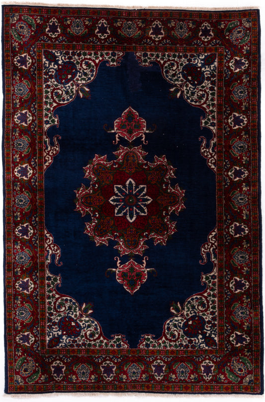 Semi-Antique Persian Tabriz Rug