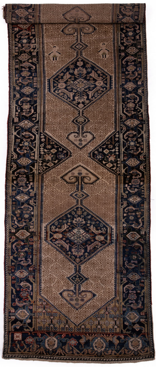 Antique Persian Malayer Runner Rug