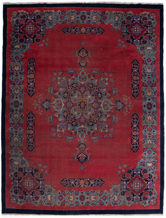 Antique Persian Mashad Rug