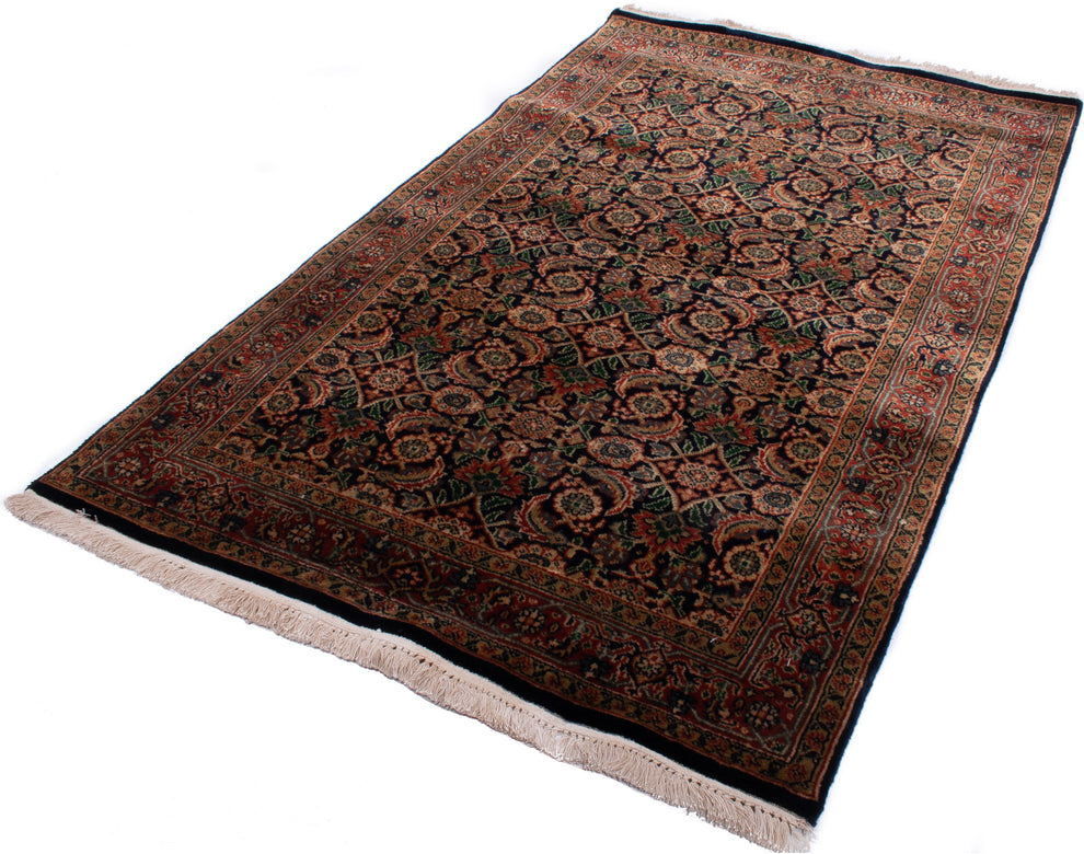 Hand-Knotted Indian Herati Rug - Ref: 3096 - 150 x 92cm – Little-Persia