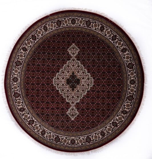 Indian Tabriz Square Rug
