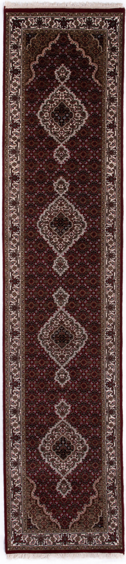 Indian Tabriz Runner Rug