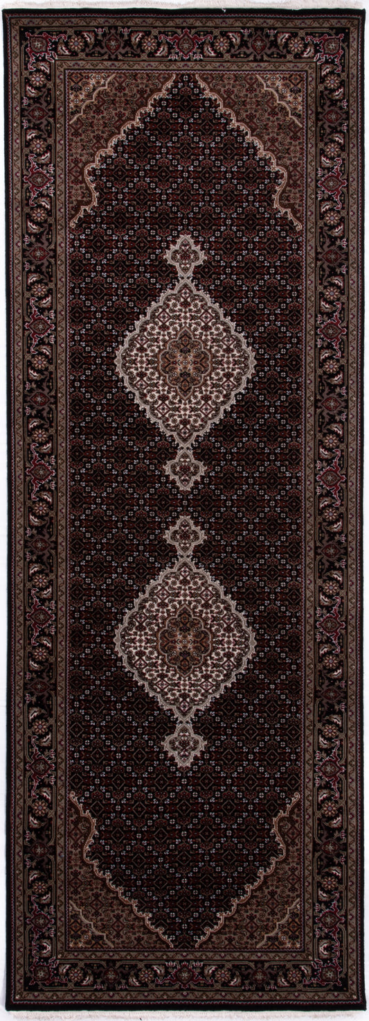 Indian Tabriz Runner Rug