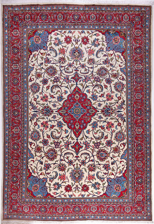 Semi-Antique Persian Sarouk Rug