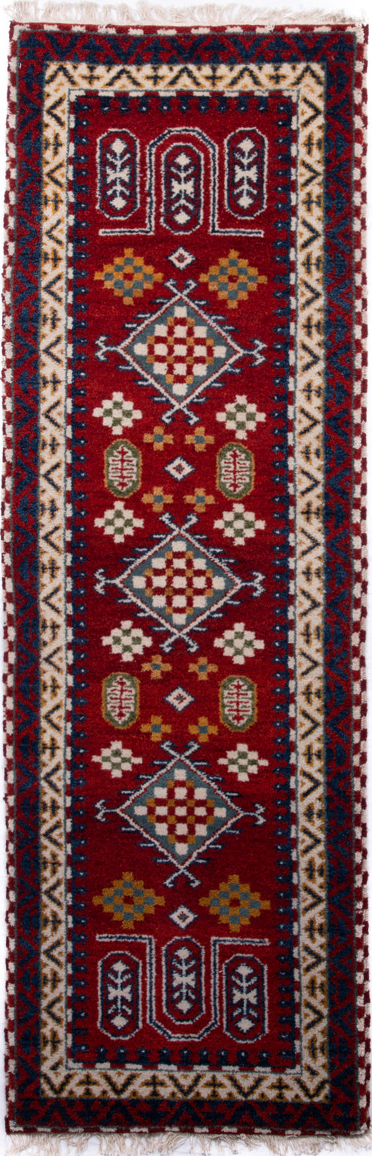Indian Kazak Runner Rug