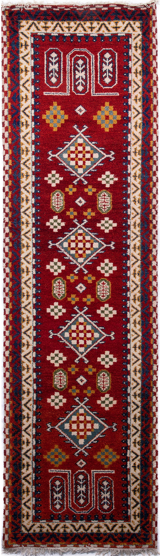 Indian Kazak Runner Rug