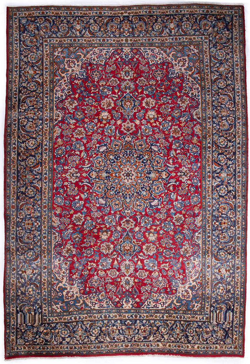 Semi-Antique Persian Najafabad Rug