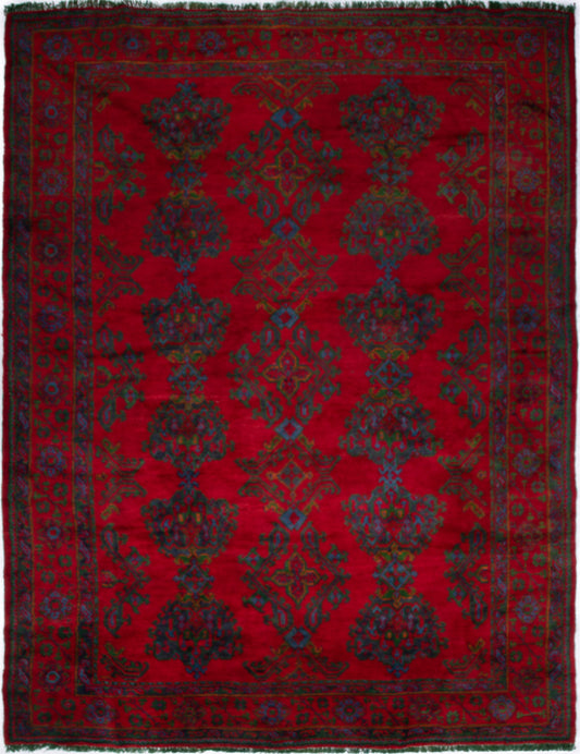 Semi-Antique Turkish Ushak Rug
