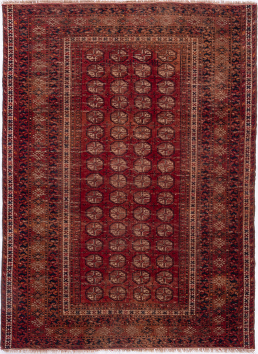 Antique Afghan Ersari Rug